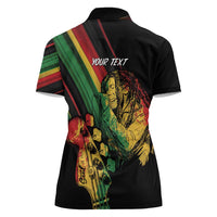Personalised Reggae Women Polo Shirt Live The Way You Love - Wonder Print Shop