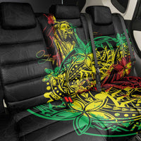 Personalised Reggae Jawaiian Festive Back Car Seat Cover Mix Polynesian LT7 - Wonder Print Shop