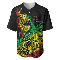 Personalised Reggae Jawaiian Festive Baseball Jersey Mix Polynesian LT7 - Wonder Print Shop