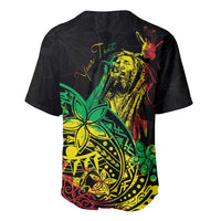 Personalised Reggae Jawaiian Festive Baseball Jersey Mix Polynesian LT7 - Wonder Print Shop