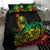 Personalised Reggae Jawaiian Festive Bedding Set Mix Polynesian LT7 - Wonder Print Shop