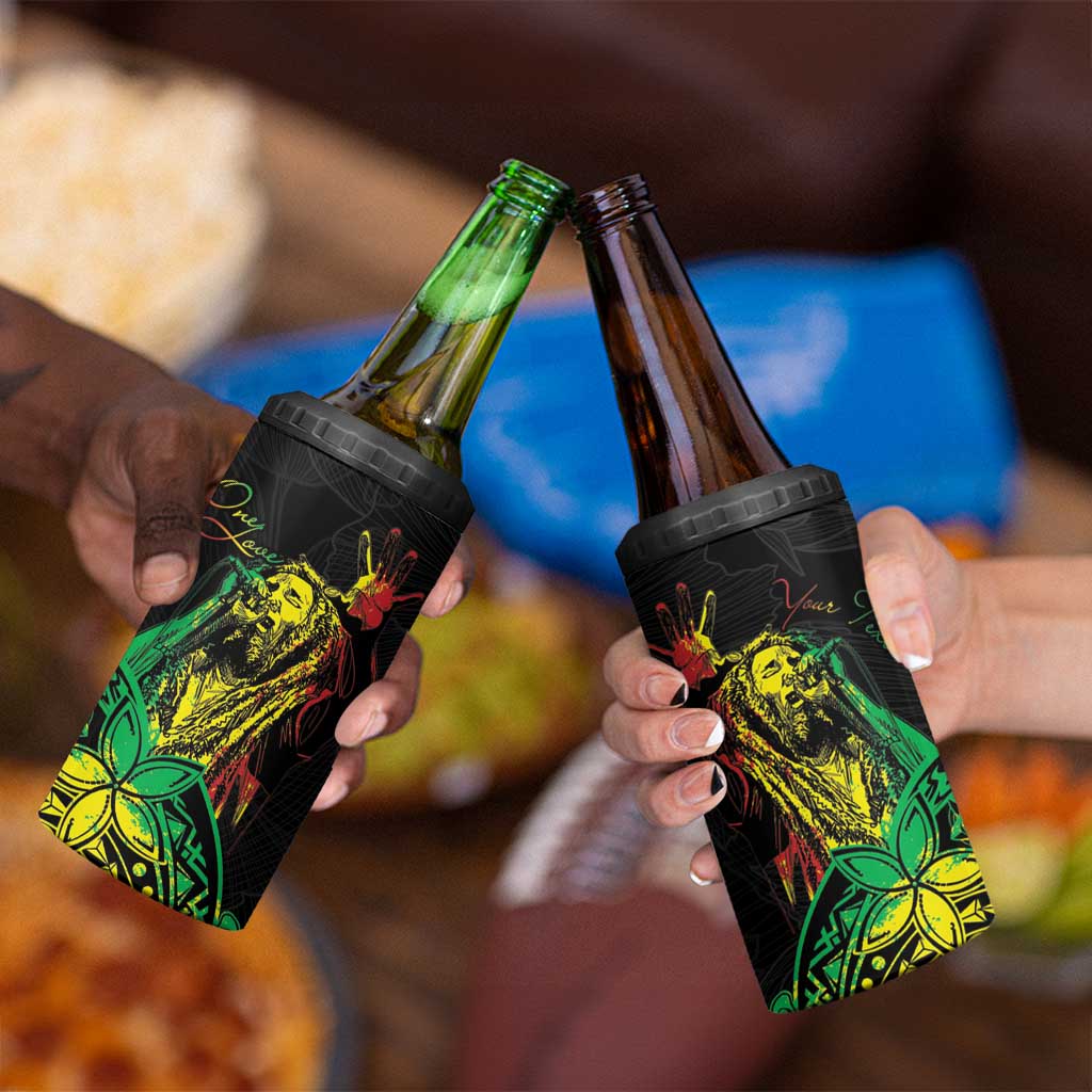 Personalised Reggae Jawaiian Festive 4 in 1 Can Cooler Tumbler Mix Polynesian LT7 - Wonder Print Shop