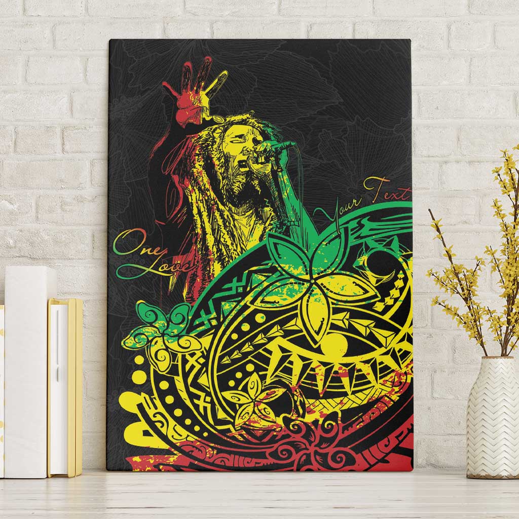 Personalised Reggae Jawaiian Festive Canvas Wall Art Mix Polynesian LT7 - Wonder Print Shop