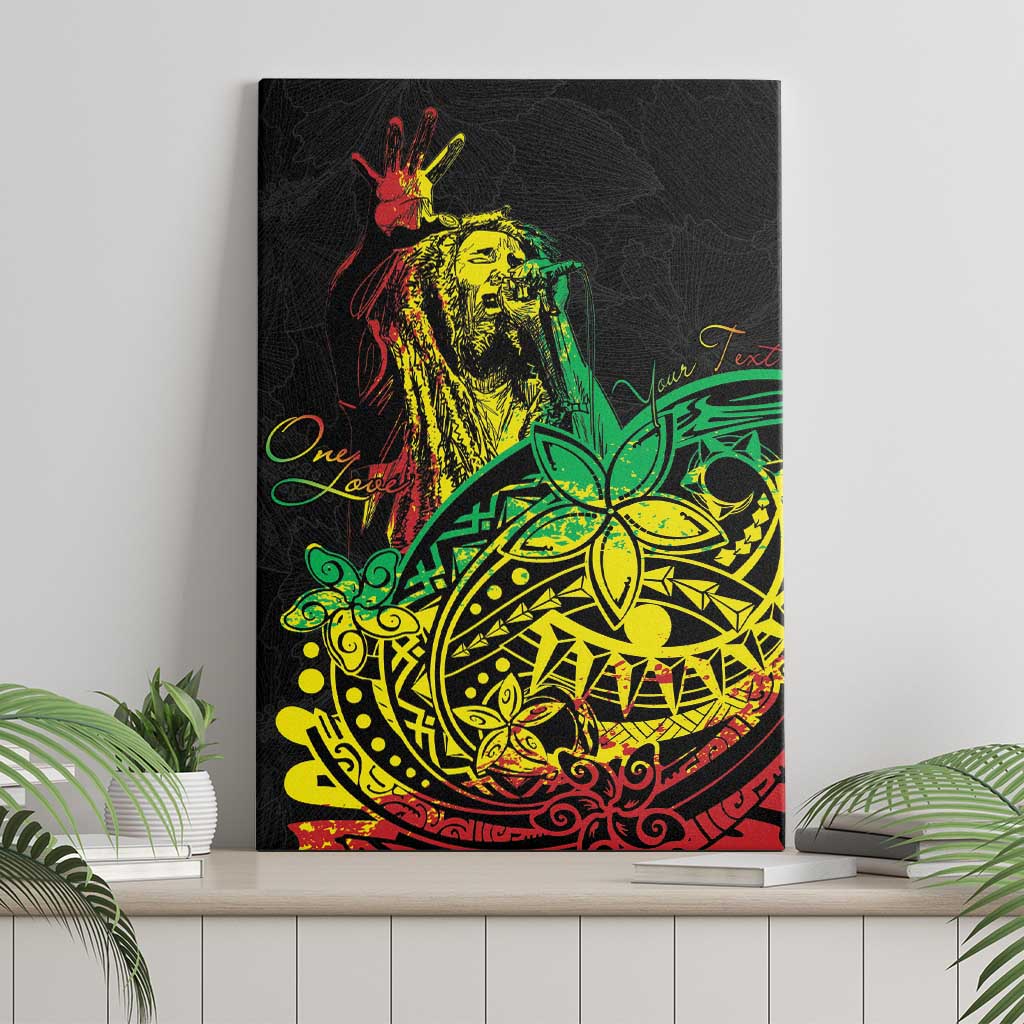 Personalised Reggae Jawaiian Festive Canvas Wall Art Mix Polynesian LT7 - Wonder Print Shop