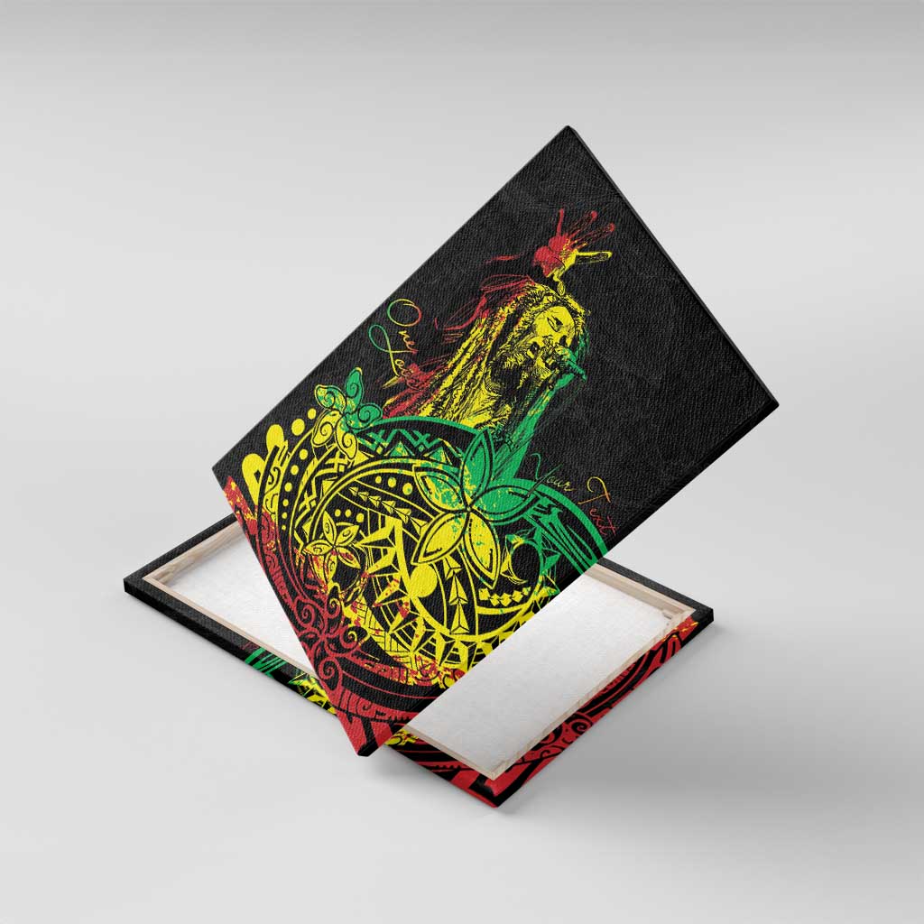 Personalised Reggae Jawaiian Festive Canvas Wall Art Mix Polynesian LT7 - Wonder Print Shop