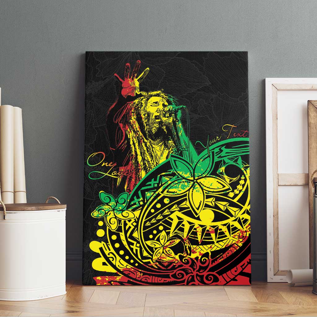 Personalised Reggae Jawaiian Festive Canvas Wall Art Mix Polynesian LT7 - Wonder Print Shop