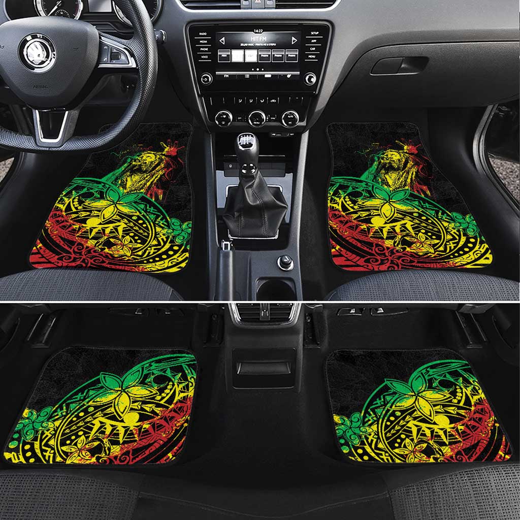 Personalised Reggae Jawaiian Festive Car Mats Mix Polynesian LT7 - Wonder Print Shop