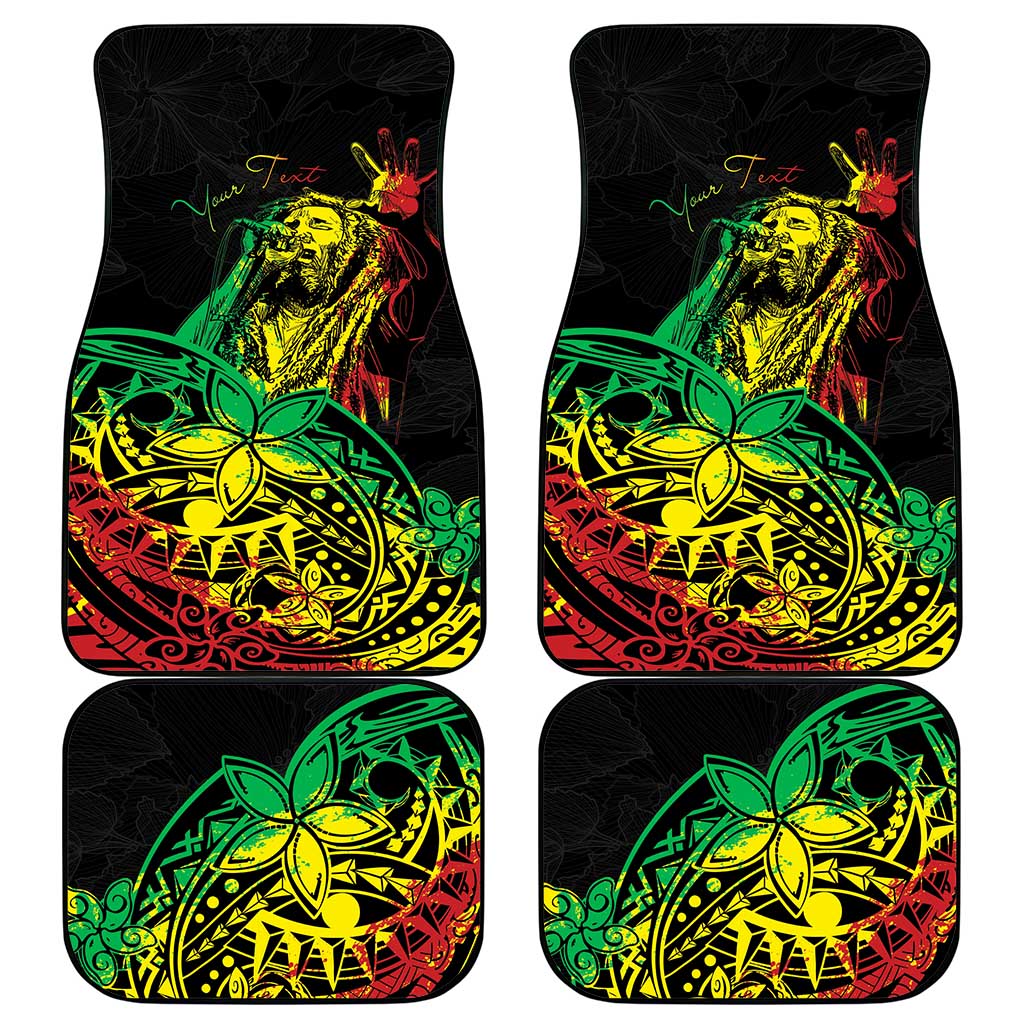 Personalised Reggae Jawaiian Festive Car Mats Mix Polynesian LT7 - Wonder Print Shop
