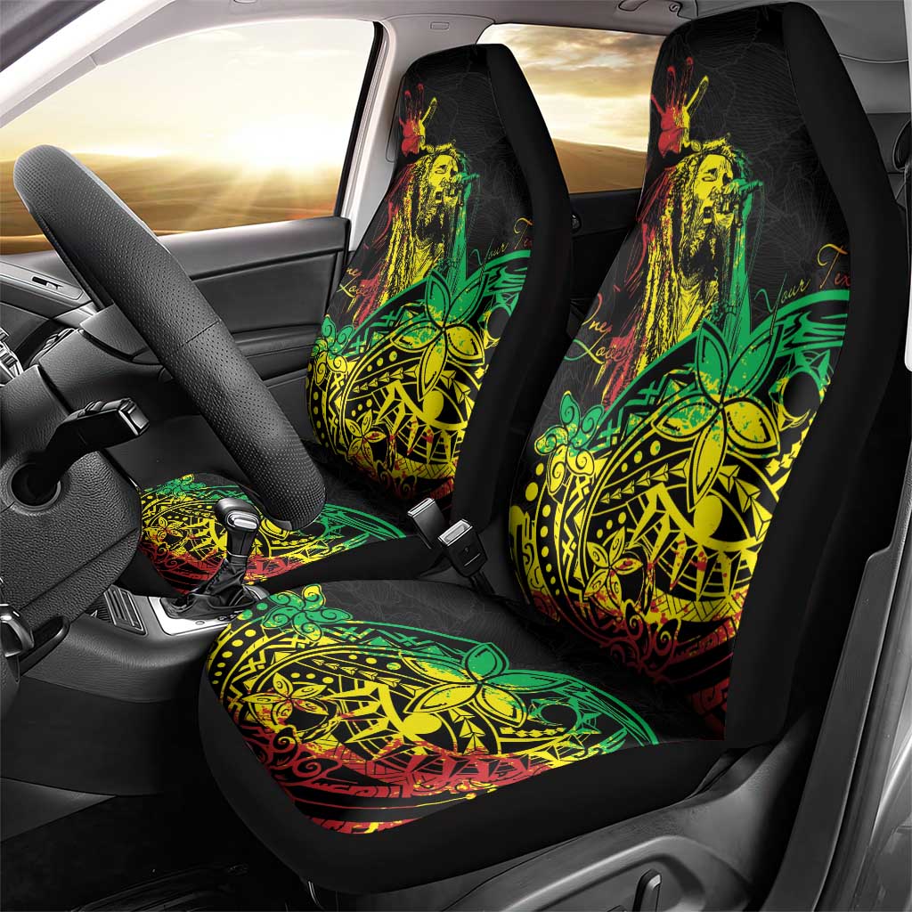 Personalised Reggae Jawaiian Festive Car Seat Cover Mix Polynesian LT7 - Wonder Print Shop