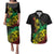 Personalised Reggae Jawaiian Festive Couples Matching Puletasi and Hawaiian Shirt Mix Polynesian LT7 - Wonder Print Shop