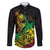 Personalised Reggae Jawaiian Festive Family Matching Long Sleeve Bodycon Dress and Hawaiian Shirt Mix Polynesian LT7 - Wonder Print Shop