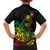 Personalised Reggae Jawaiian Festive Family Matching Off Shoulder Maxi Dress and Hawaiian Shirt Mix Polynesian LT7 - Wonder Print Shop