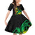 Personalised Reggae Jawaiian Festive Family Matching Off Shoulder Short Dress and Hawaiian Shirt Mix Polynesian LT7 - Wonder Print Shop