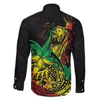 Personalised Reggae Jawaiian Festive Family Matching Puletasi and Hawaiian Shirt Mix Polynesian - Wonder Print Shop