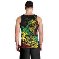 Personalised Reggae Jawaiian Festive Men Tank Top Mix Polynesian - Wonder Print Shop