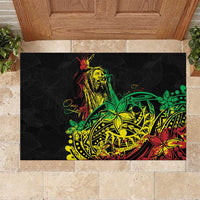 Personalised Reggae Jawaiian Festive Rubber Doormat Mix Polynesian - Wonder Print Shop