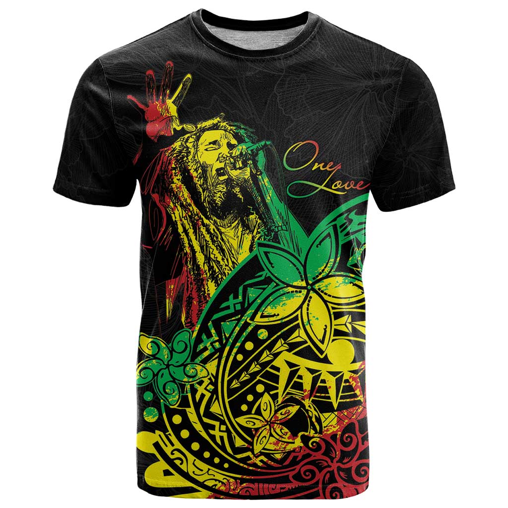 Personalised Reggae Jawaiian Festive T Shirt Mix Polynesian - Wonder Print Shop