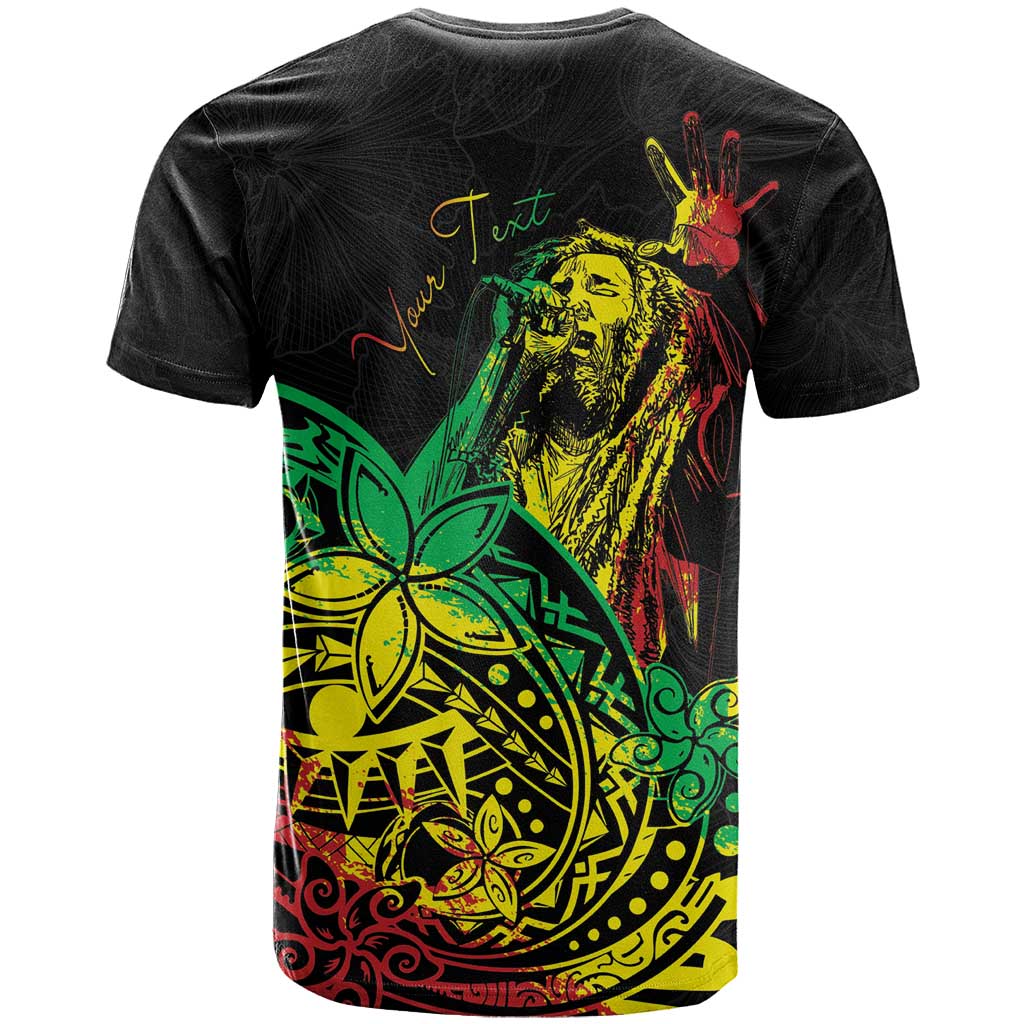 Personalised Reggae Jawaiian Festive T Shirt Mix Polynesian - Wonder Print Shop