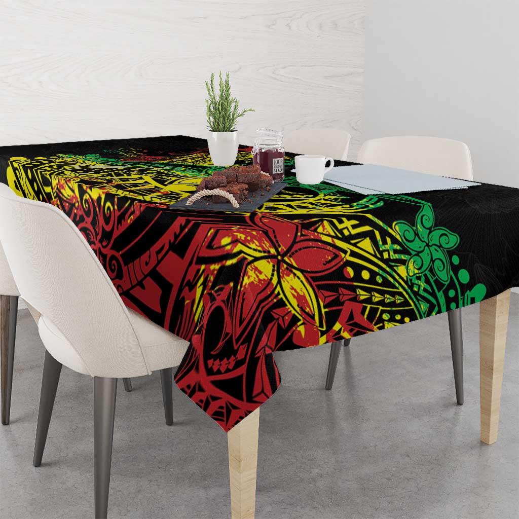 Personalised Reggae Jawaiian Festive Tablecloth Mix Polynesian - Wonder Print Shop