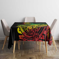 Personalised Reggae Jawaiian Festive Tablecloth Mix Polynesian - Wonder Print Shop