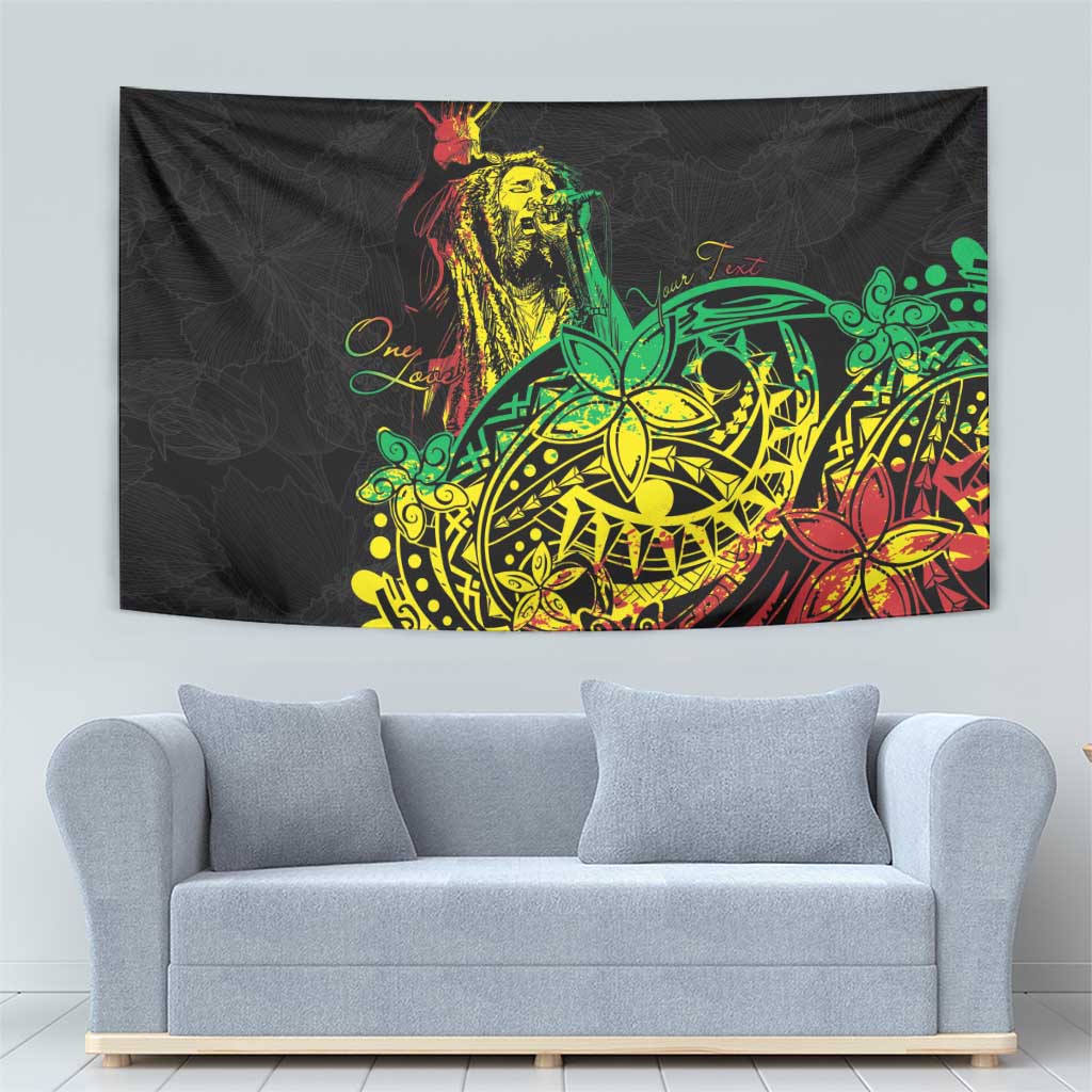 Personalised Reggae Jawaiian Festive Tapestry Mix Polynesian - Wonder Print Shop