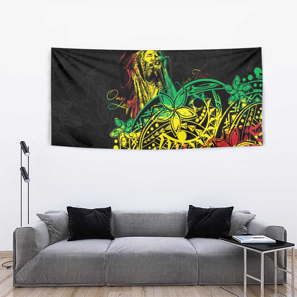 Personalised Reggae Jawaiian Festive Tapestry Mix Polynesian - Wonder Print Shop