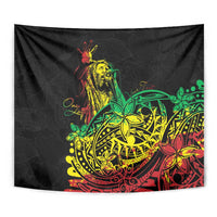 Personalised Reggae Jawaiian Festive Tapestry Mix Polynesian - Wonder Print Shop