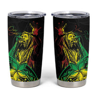 Personalised Reggae Jawaiian Festive Tumbler Cup Mix Polynesian - Wonder Print Shop