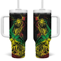 Personalised Reggae Jawaiian Festive Tumbler With Handle Mix Polynesian - Wonder Print Shop