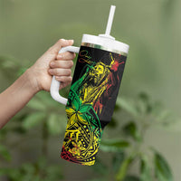 Personalised Reggae Jawaiian Festive Tumbler With Handle Mix Polynesian - Wonder Print Shop