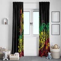 Personalised Reggae Jawaiian Festive Window Curtain Mix Polynesian - Wonder Print Shop