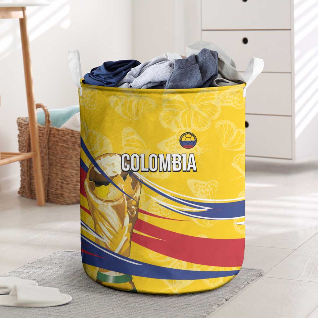 Colombia Football Laundry Basket WC2026 Butterflies Inspired