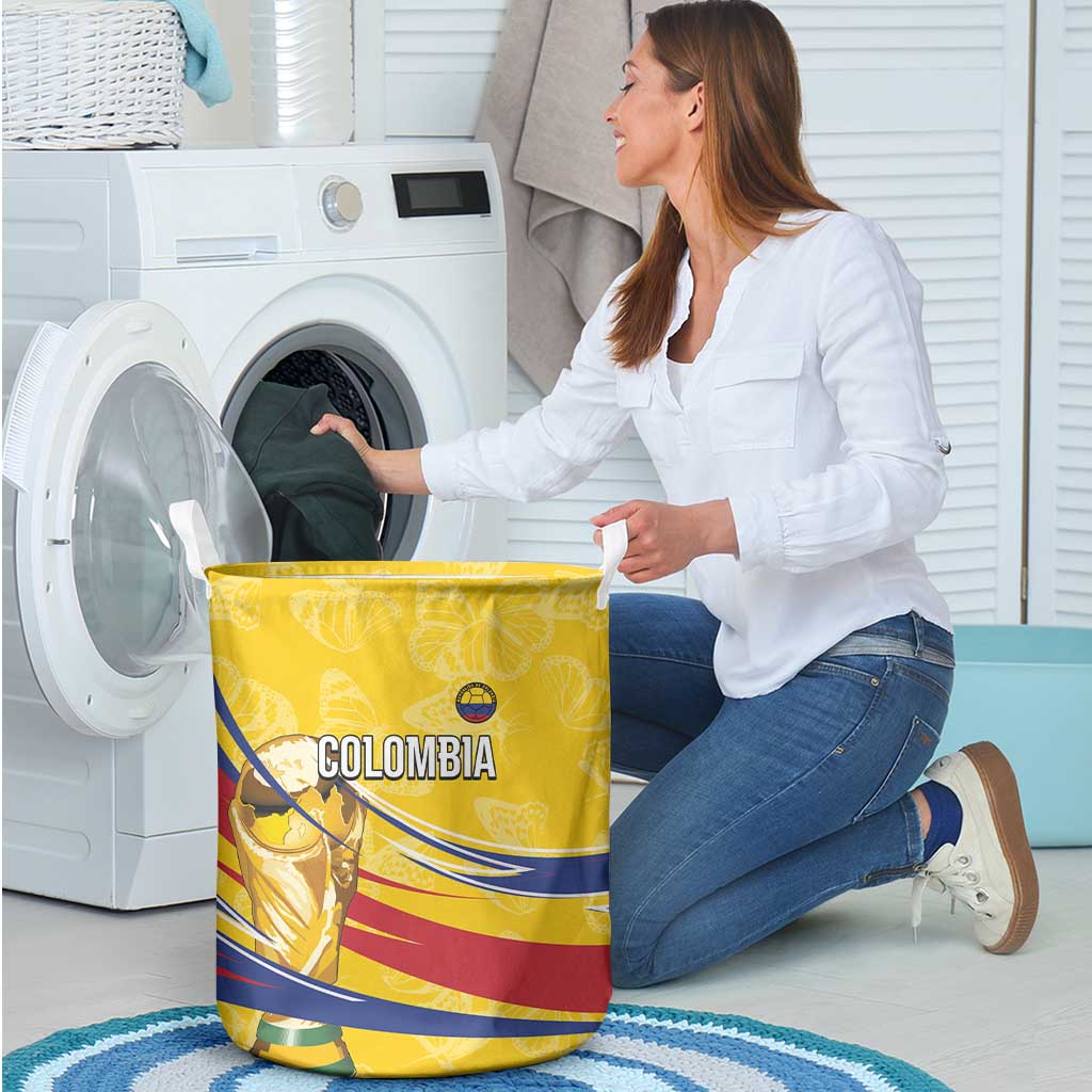 Colombia Football Laundry Basket WC2026 Butterflies Inspired