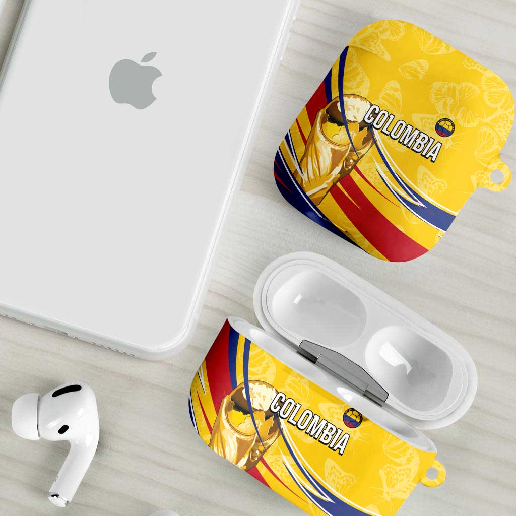 Colombia Football AirPods Case WC2026 Butterflies Inspired