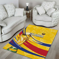 Colombia Football Area Rug WC2026 Butterflies Inspired