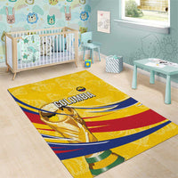 Colombia Football Area Rug WC2026 Butterflies Inspired