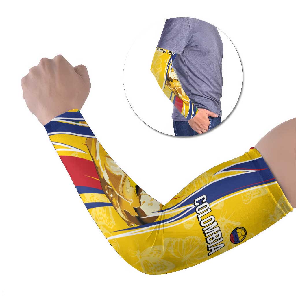 Colombia Football Personalized Arm Sleeves WC2026 Butterflies Inspired