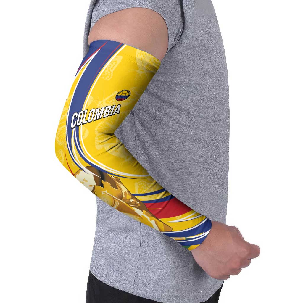 Colombia Football Personalized Arm Sleeves WC2026 Butterflies Inspired