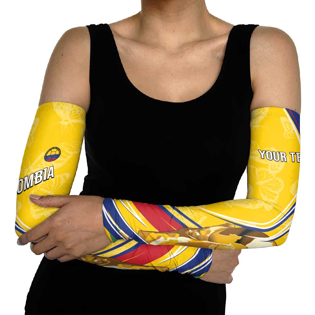 Colombia Football Personalized Arm Sleeves WC2026 Butterflies Inspired