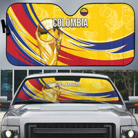 Colombia Football Auto Sun Shade WC2026 Butterflies Inspired