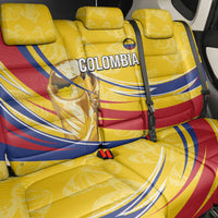 Colombia Football Back Car Seat Cover WC2026 Butterflies Inspired