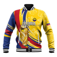Colombia Football Personalized Baseball Jacket WC2026 Butterflies Inspired