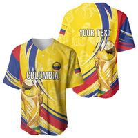 Colombia Football Personalized Baseball Jersey WC2026 Butterflies Inspired