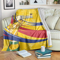 Colombia Football Blanket WC2026 Butterflies Inspired