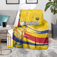 Colombia Football Blanket WC2026 Butterflies Inspired
