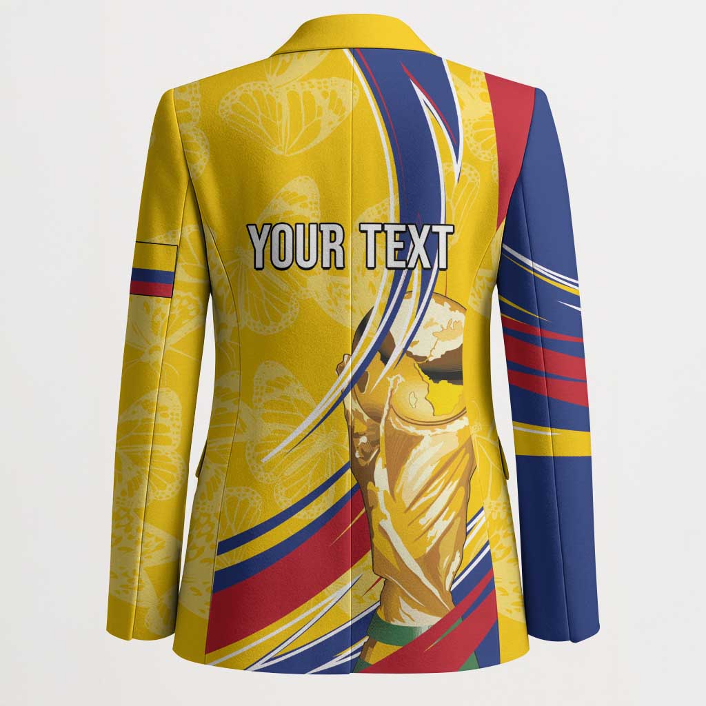 Colombia Football Personalized Blazer WC2026 Butterflies Inspired