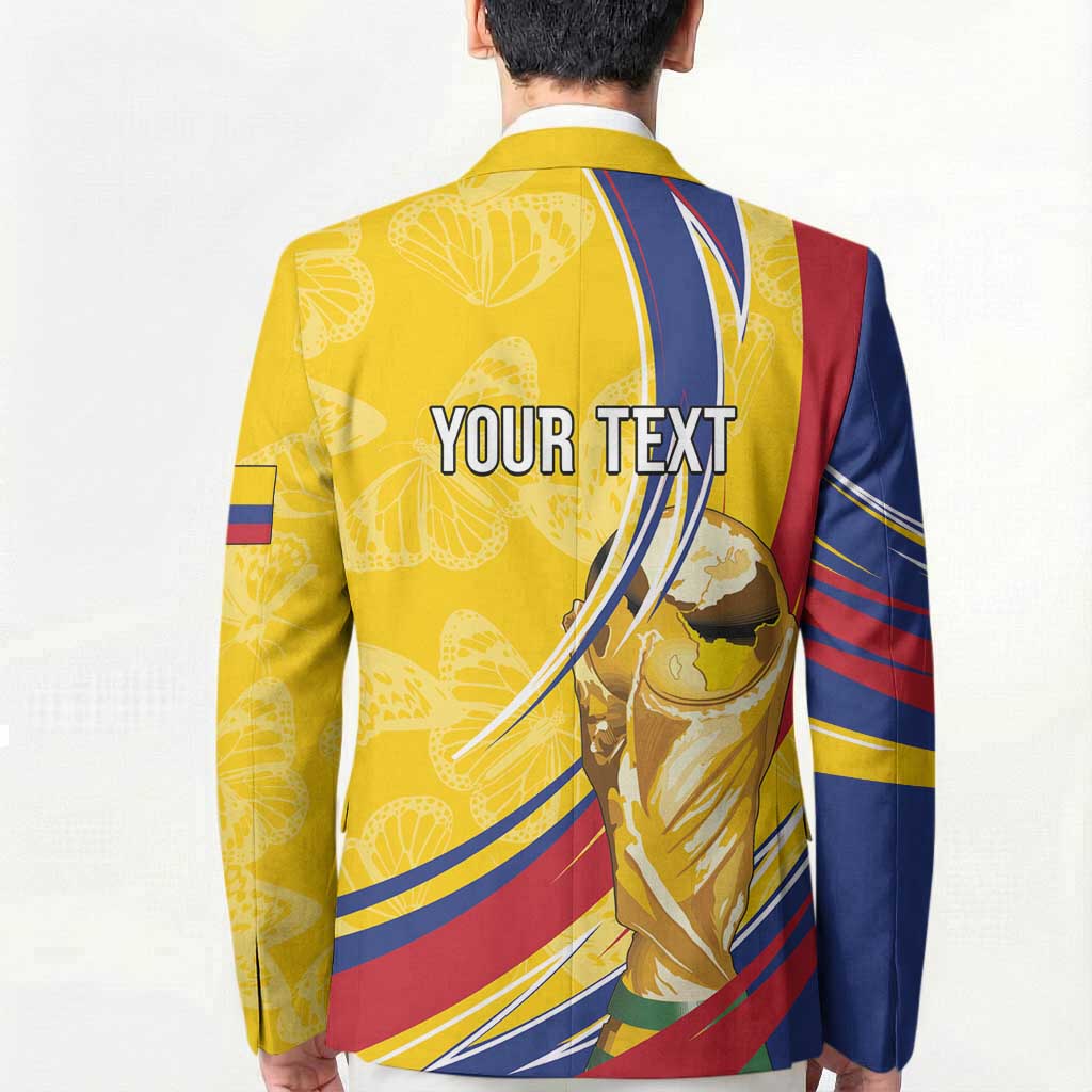 Colombia Football Personalized Blazer WC2026 Butterflies Inspired