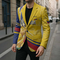 Colombia Football Personalized Blazer WC2026 Butterflies Inspired