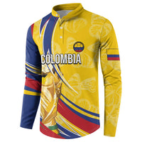 Colombia Football Personalized Button Sweatshirt WC2026 Butterflies Inspired