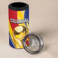 Colombia Football Personalized 4 in 1 Can Cooler Tumbler WC2026 Butterflies Inspired